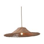 Good&Mojo Pendelleuchte Cancun Rattan Natural S | Geeignet für 1x E27 