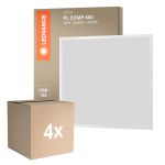 Mehrfachpackung 4x Ledvance LED Panel Compact Aluminium Weiß 33W 3630lm - 840 Kaltweiß | 60x60cm
