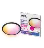 WiZ Smart LED Deckenleuchte SuperSlim Schwarz 22W 2600lm - 922-950 Abstimmbares Weiß + RGB | IP20 - Höchste Farbwiedergabe - Wifi Dimmbar